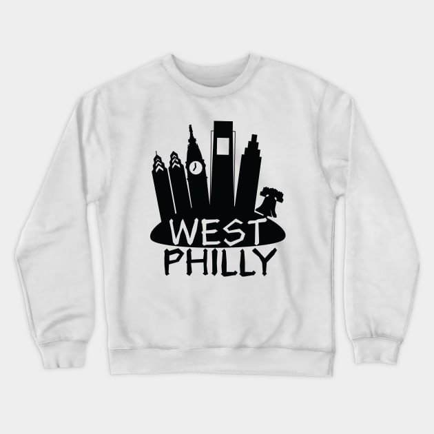 West Philly Crewneck Sweatshirt by PhillyApparelCompany